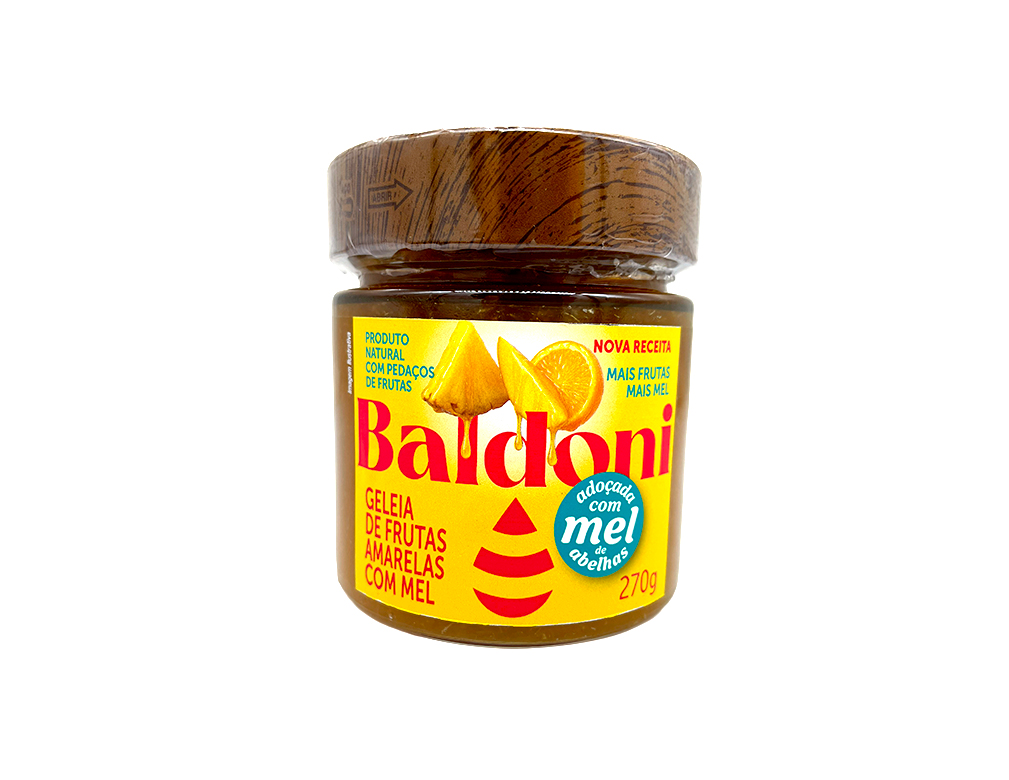 GELÉIA DE FRUTAS AMARELAS BALDONI 270 G (CX 12 VD)